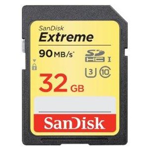 SanDisk Extreme 32GB SDHC UHS-I/U3 Memory Card