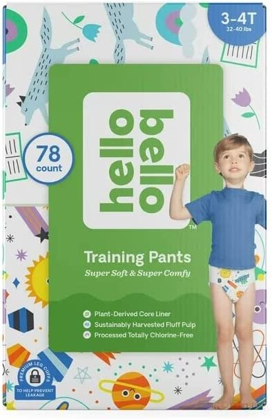 Training Pants Club Box, Bedtime Stories and Space Travelers, 3T-4T, 78 Count