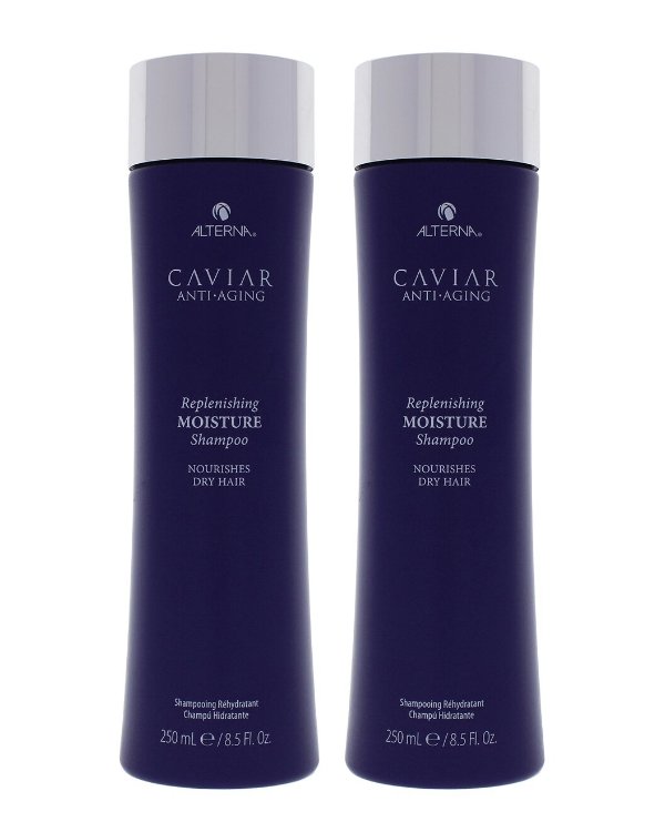 8.5oz Caviar Anti Aging Replenishing Moisture Shampoo Pack of 2 / Gilt
