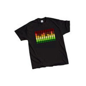 LED Sound Activated EQ T-Shirt