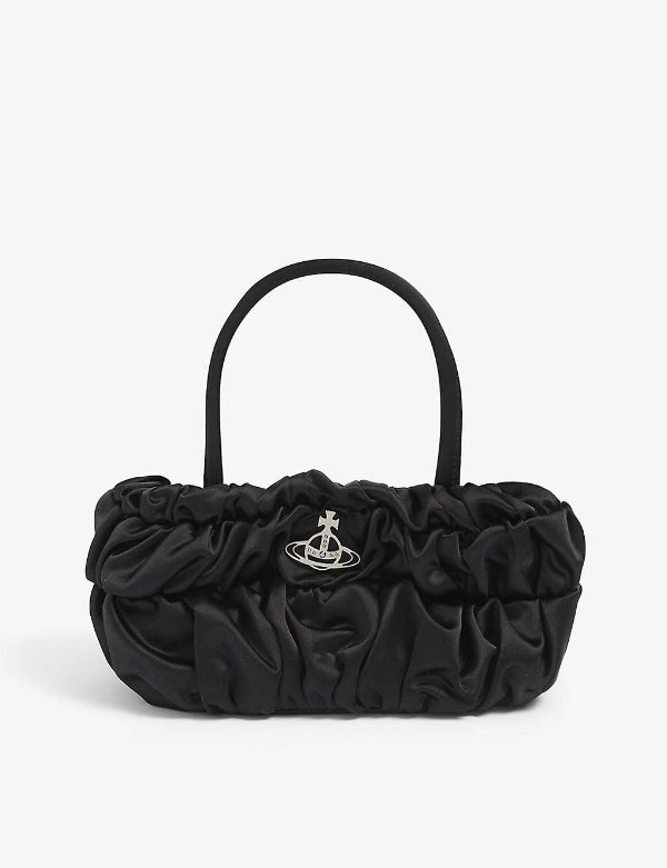 Sara ruched recycled polyester bag