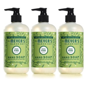 Mrs. Meyer's Clean Day Liquid Hand Soap Limited Edition Iowa Pine Scent, 12.5 oz Bottle - Pack of 3