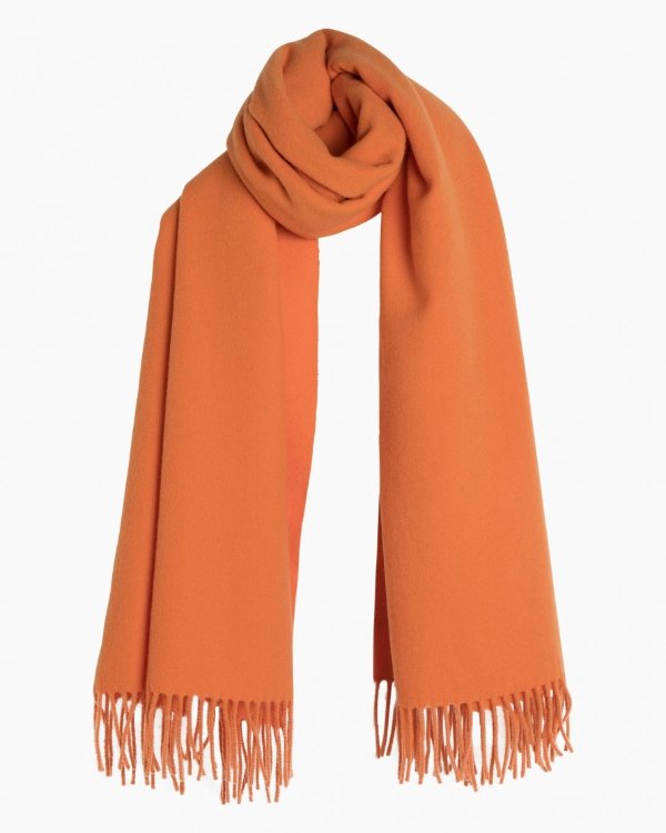 橘色围巾