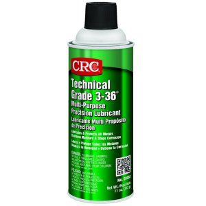 CRC 3-36 Technical Grade Multi-Purpose Precision Lubricant, 11 oz Aerosol Can, Amber