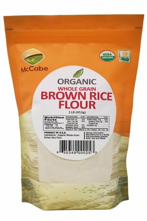 USDA ORGANIC Brown Rice Flour, 1-Pound