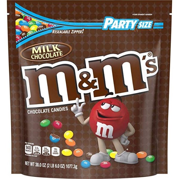 Milk Chocolate Candy, 38-Ounce Party Size Bag
