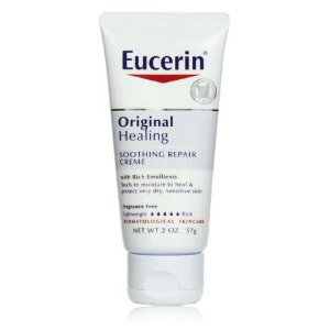 Eucerin Original Healing, Soothing Repair Creme 2-Ounce Tubes (Pack of 6)