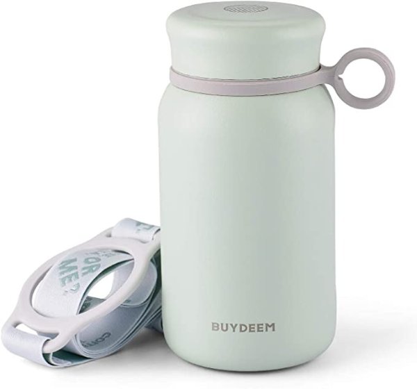 Thermos Vacuum Insulated Food Jar with Folding Spoon, Lavender, 16 Ounce