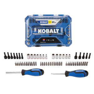 Kobalt 螺丝刀工具套装65件
