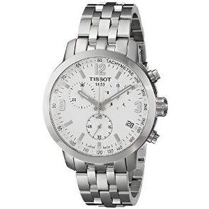 Tissot Men&#39;s T0554171101700 PRC 200 Analog Display Swiss Quartz Silver Watch