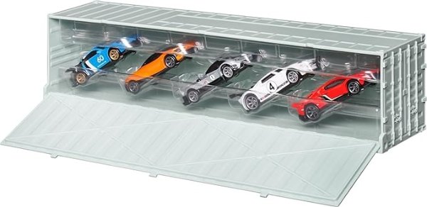 Premium Car Culture Speed Machines 5-Pack in Collectible Container, Set of 5 Die-Cast 1:64 Scale Toy Cars