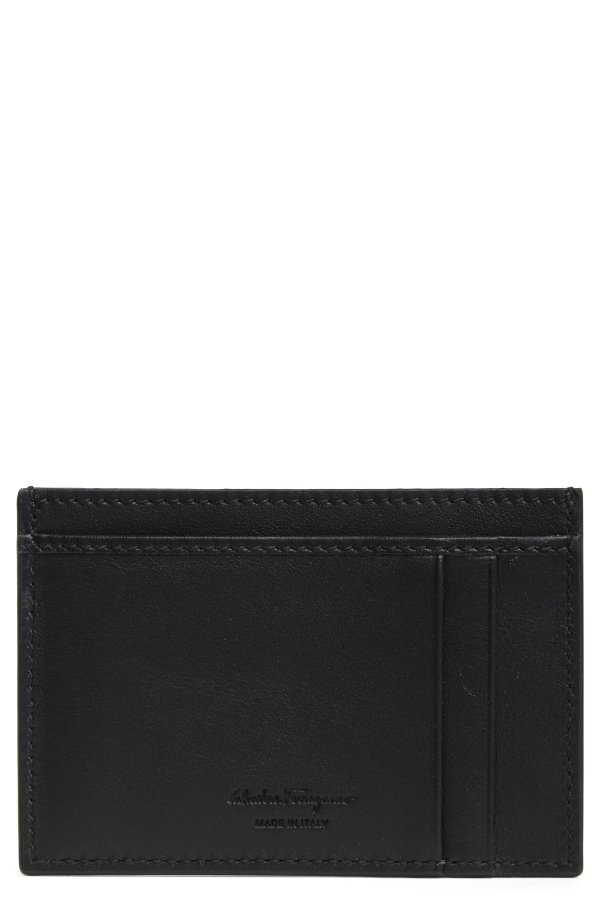 Two-tone Leather Card Wallet