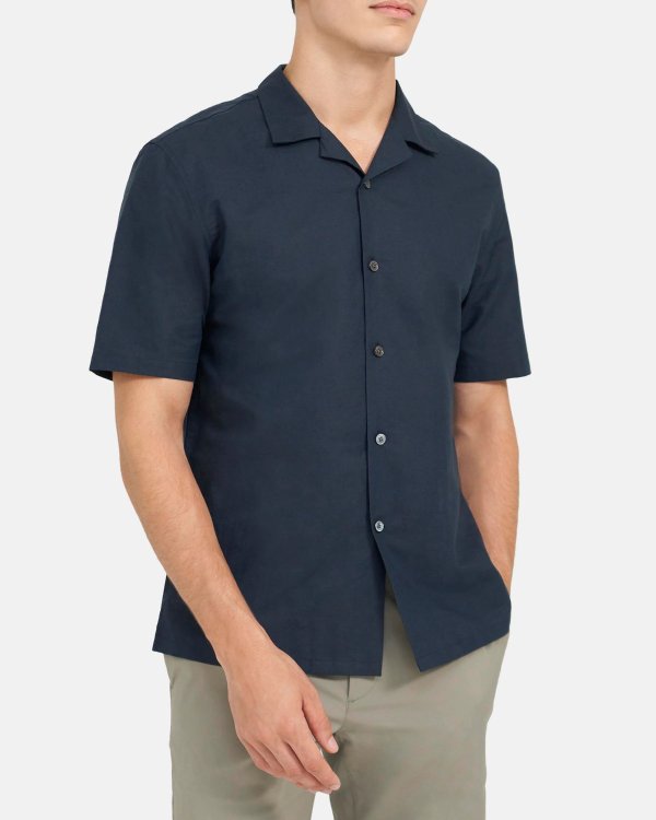 Daze Short-Sleeve Shirt in Essential Linen