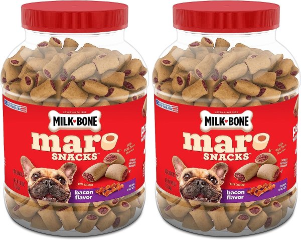 MaroSnacks Dog Treats with Real Bone Marrow and Calcium