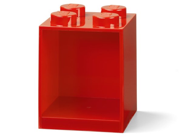 4-Stud Brick Shelf – Bright Red 5006587