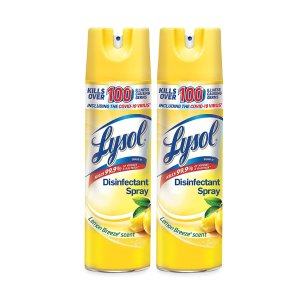 Lysol 柠檬清香消毒喷雾2瓶
