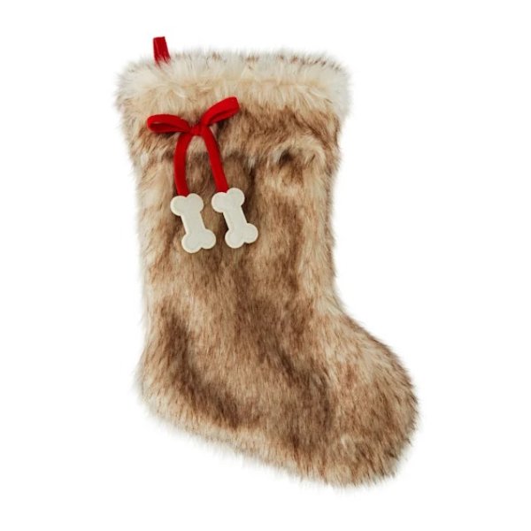 Merry Makings Faux Fur Stocking for Pets | Petco
