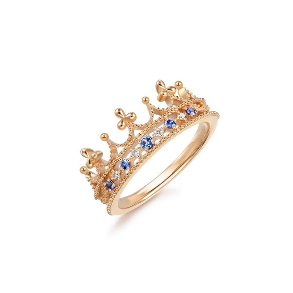V&A 'Bless' 18K Gold Sapphire Ring | Chow Sang Sang Jewellery eShop