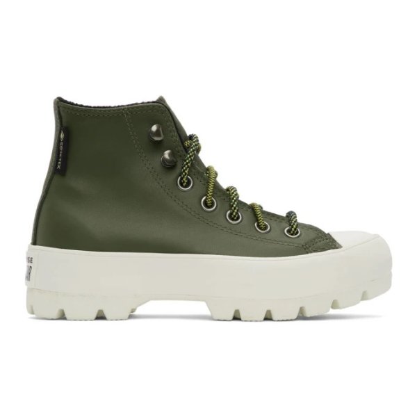 Green Winter Chuck Taylor Lugged High-Top Sneakers