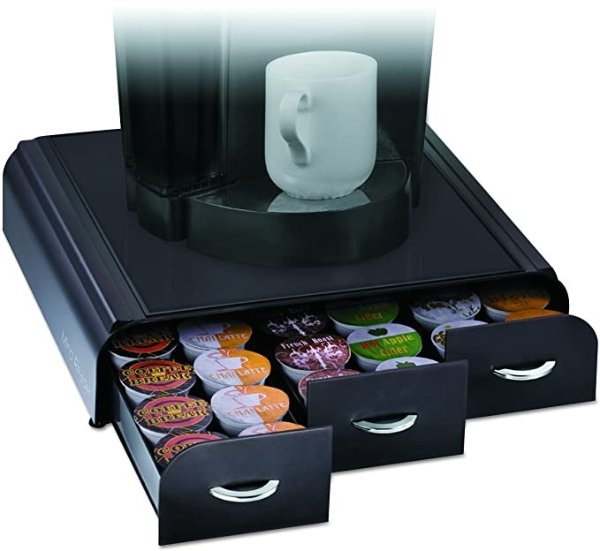 Reader Anchor Coffee pod drawer, 13.72 height,12.87 width inches, Black