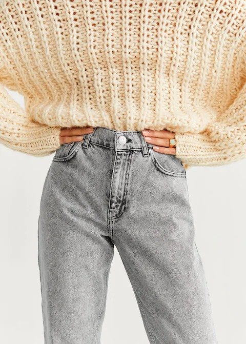 Mom-fit jeans - Women | Mango USA