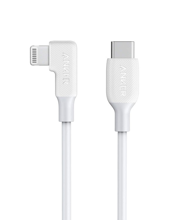 USB-C to 90 Degree Lightning Cable (6 ft)