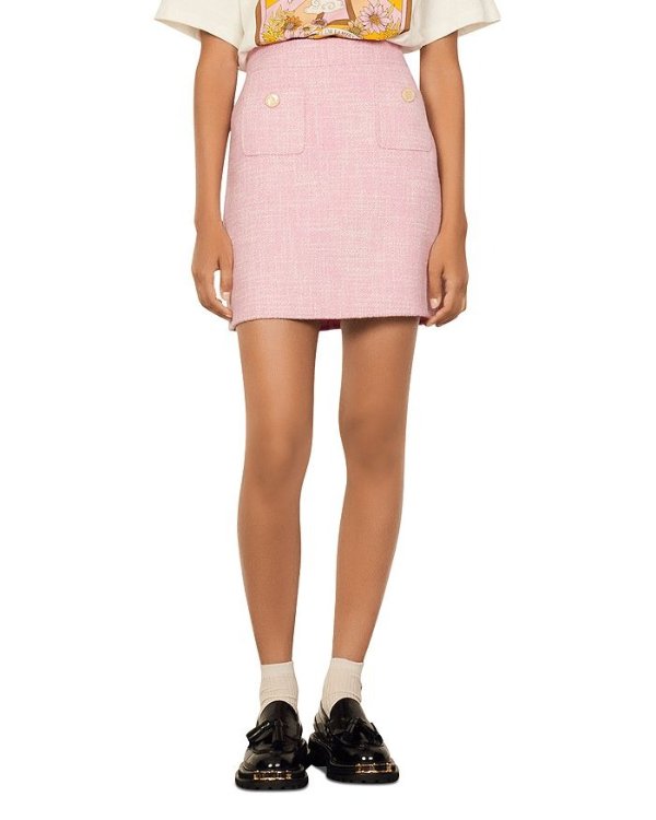 Gaella Tweed Mini Skirt