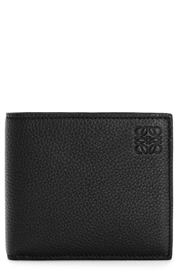 Logo Bifold Leather Wallet