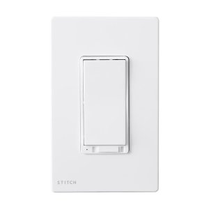 STITCH Smart In-Wall On/Off Light Switch With Dimmer
