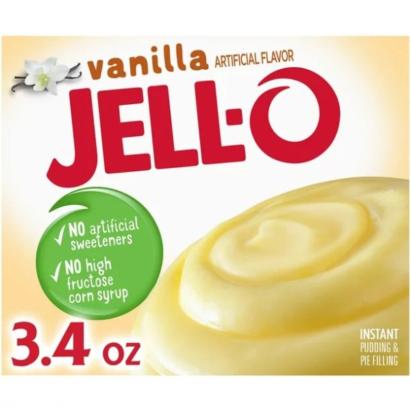 Vanilla Instant Pudding Mix & Pie Filling, 3.4 oz. Box