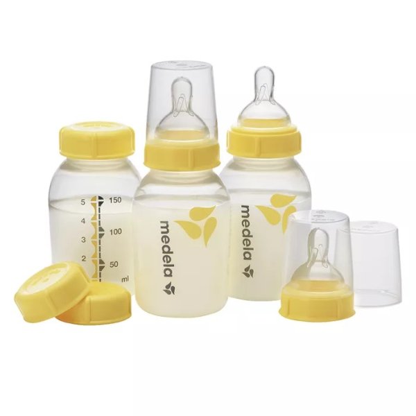 Breast Milk Bottle, Collection and Storage Containers Set - 3pk/5oz