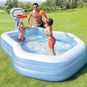 史低价：Intex 充气儿童泳池、漂浮床特卖 为明年囤货