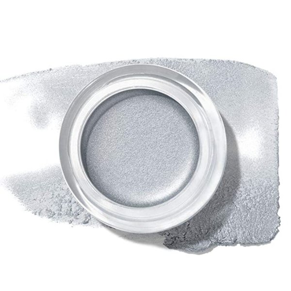 Colorstay Creme Eye Shadow, Longwear Blendable Matte or Shimmer Eye Makeup with Applicator Brush in Silver, Earl Grey (760)
