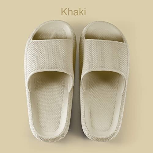 Shower Slippers for Women Men Big Boys Girls,Bathroom Pool Gym Non slip Sandals Slippers Quick Drying Waterproof,Thick lightweight Soft Eva Sole Open Toe House Slippers Shower Shoes Indoor Outdoor