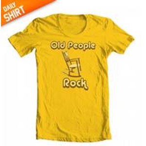 That Daily Deal"Old People Rock" T恤衫
