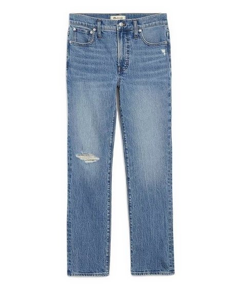 Ainsdale Wash Blue Mid-Rise Vintage-Style Jeans - Plus