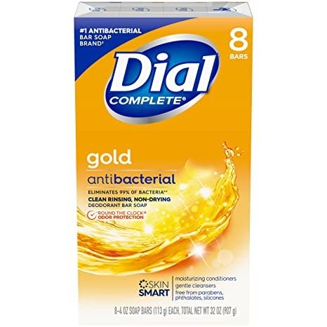 Dial 抗菌香皂 4oz 8块