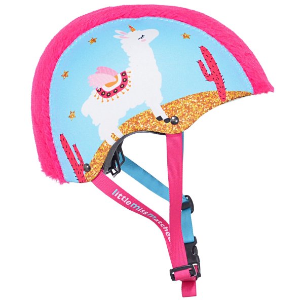 Little MissMatched Furrr-tastic Llamacorn Multi-Sport Child's Helmet, Pink