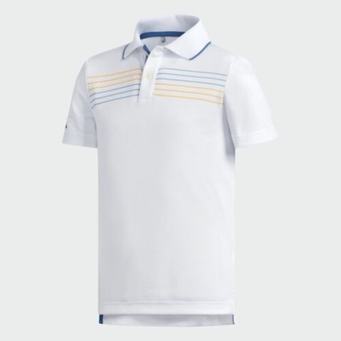 adidasChest Stripe Polo Shirt Kids 