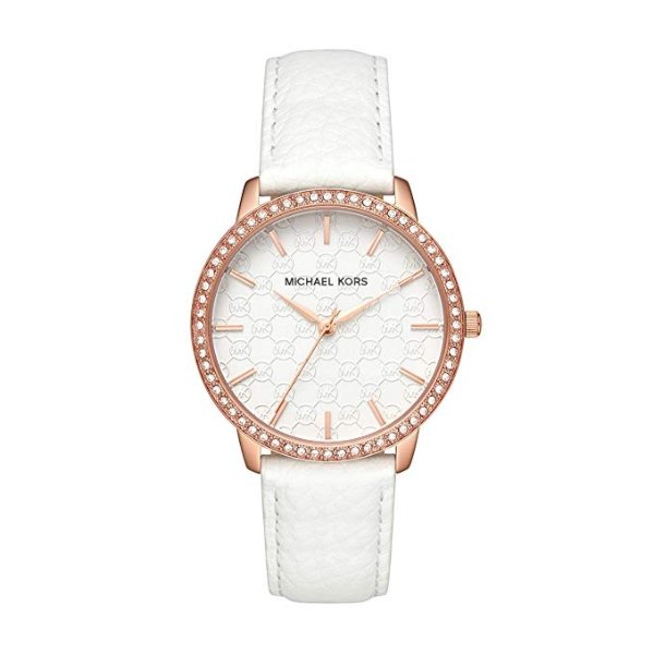 Women's Lady Nini Watch, Three Hand Quartz Movement with Crystal Bezel and White Logo dial