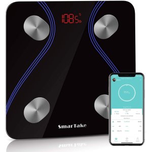 SMARTAKE Body Fat Scale, Digital Smart Weight Scale with Bluetooth