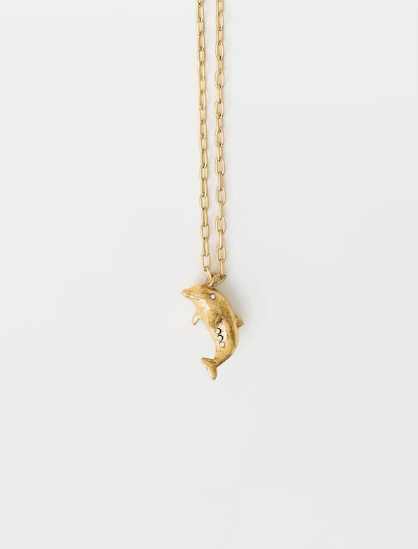 120NDAUPHIN Dolphin animal necklace