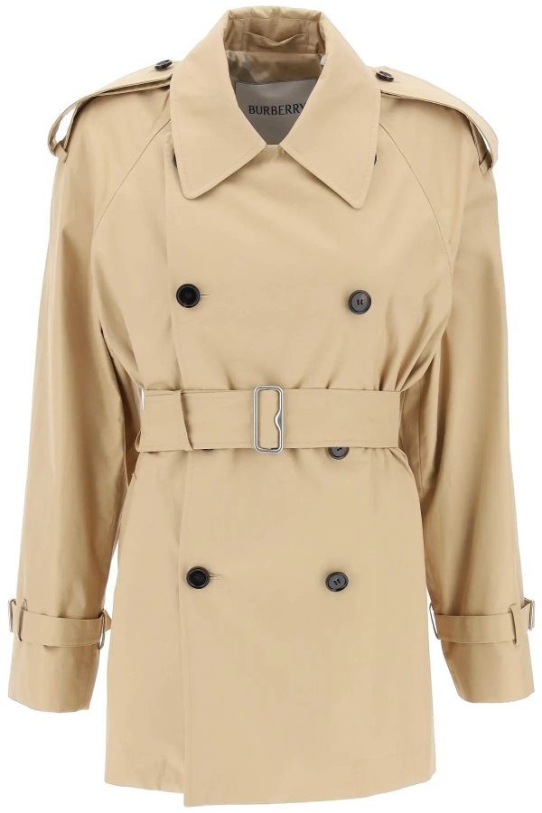 Double-breasted midi trench coat Burberry