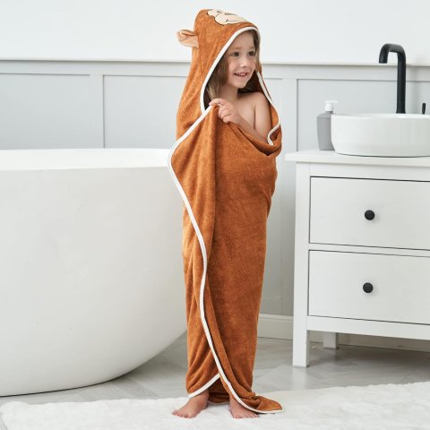 HIPHOP PANDA Hooded Towel - Rayon Made from Bamboo,