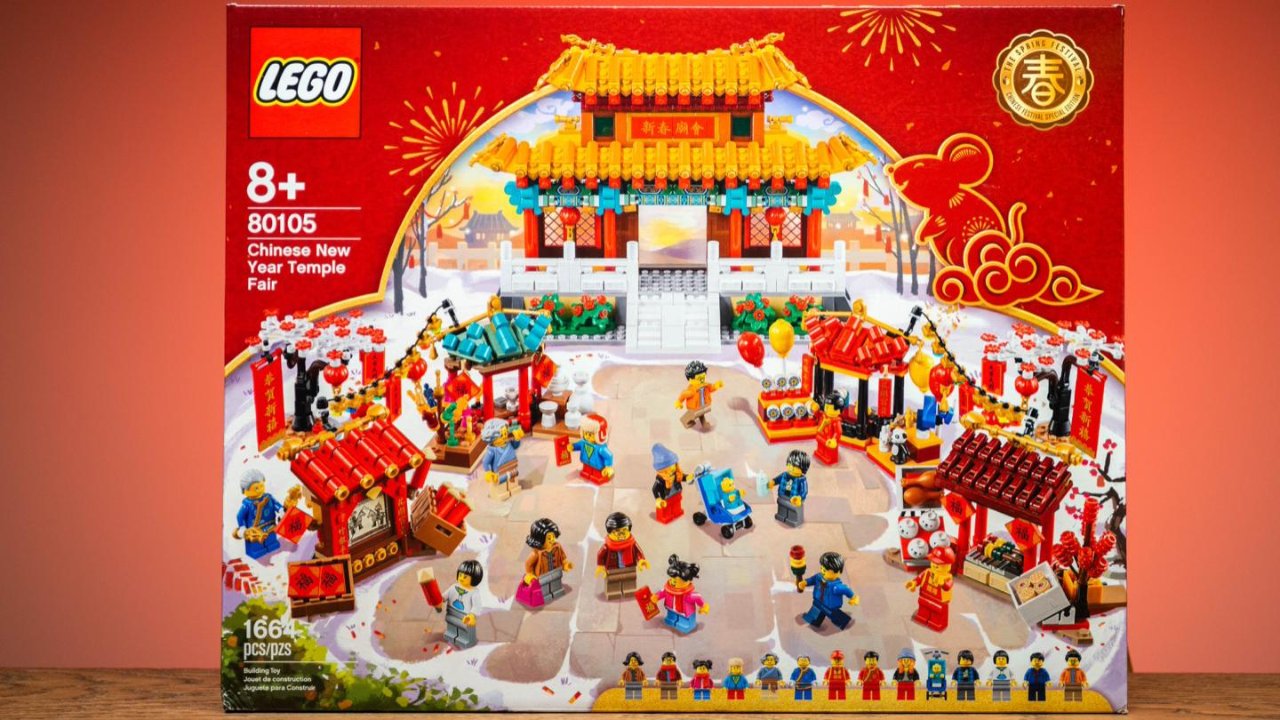 乐高·中国新年庙会🏮让你足不出户就能体验浓浓年味！🎉