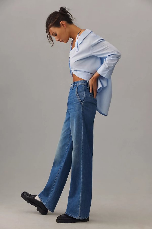 Maeve The Junie High-Rise Flare Pants