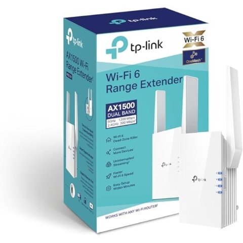 双频 Wi-Fi 6 范围扩展器