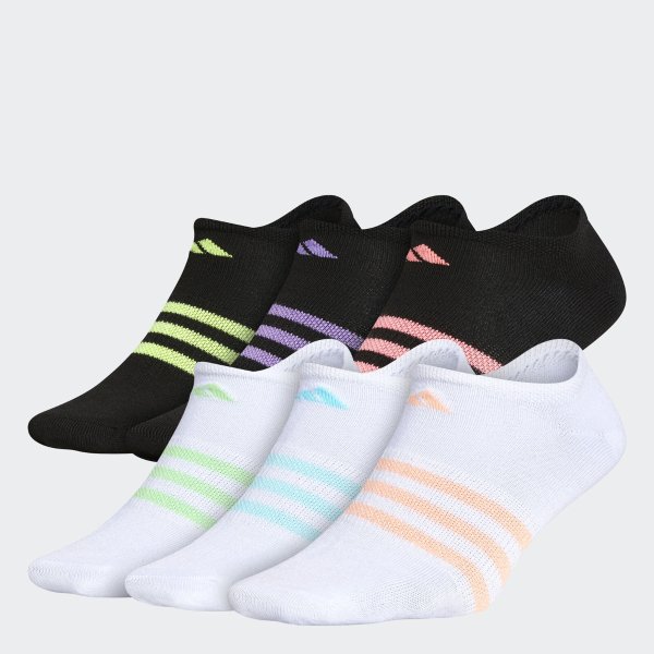 Superlite No-Show Socks 6 Pairs
