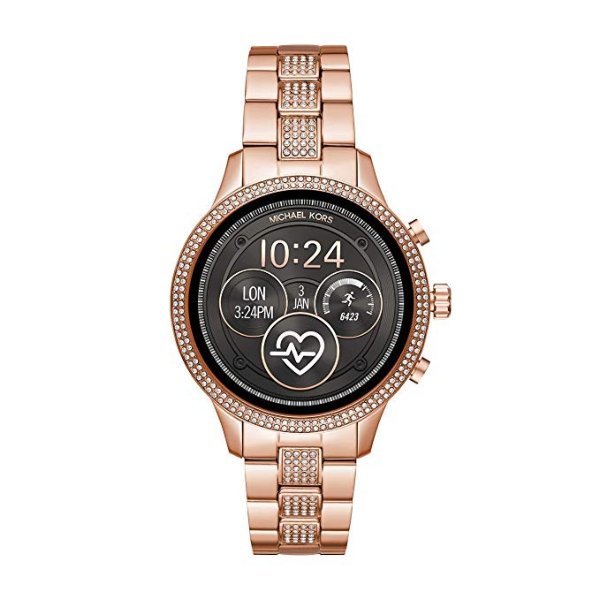 Women's Access Runway Stainless Steel Plated Touchscreen Watch with Strap, Goldtone, 18 (Model: MKT5052