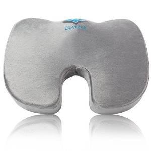 Dovtech Coccyx Orthopedic Comfort Foam Cushion for Back, Sciatica, Hip & Tailbone Pain Relief